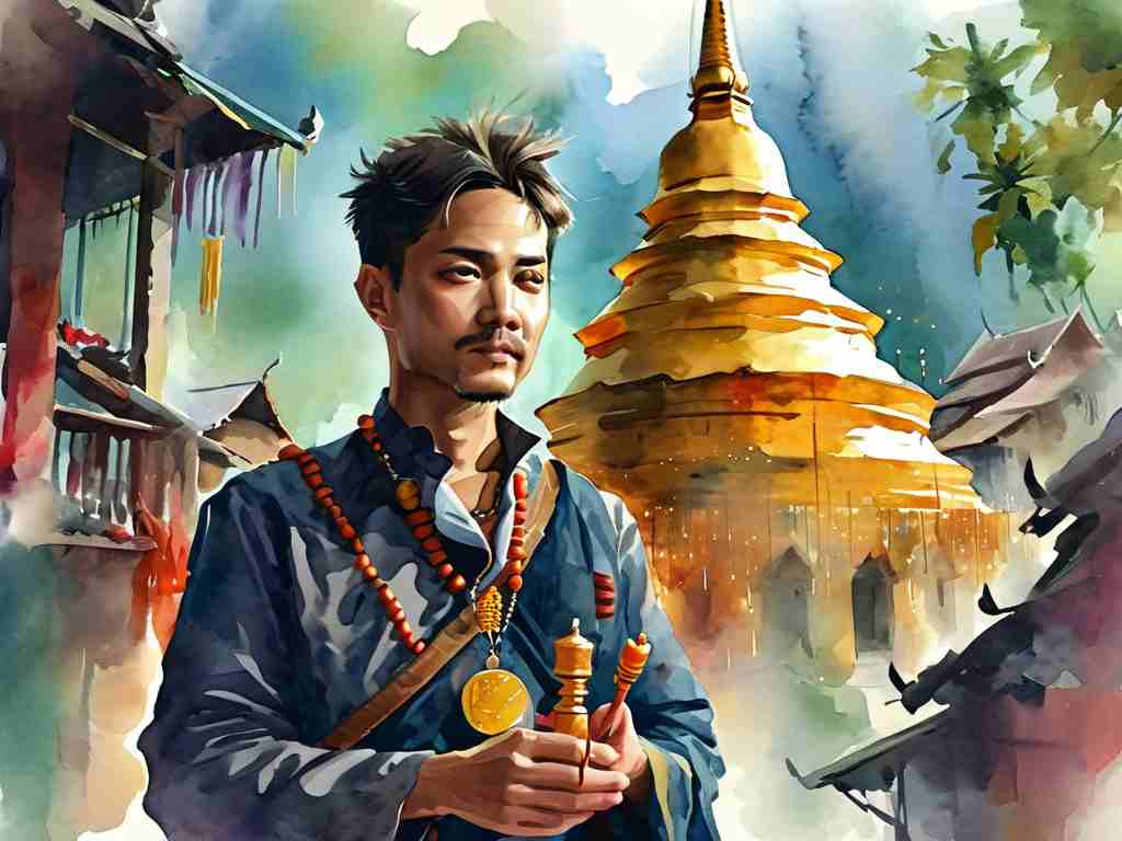 Khám phá bí ẩn xóc thẻ bói toán tại Tháp Vàng Tiểu Mãng Lạ
