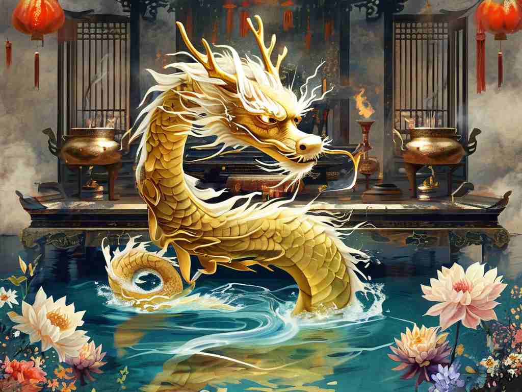 Bí Ẩn Của Thư Pháp Thủy Trung Vẽ Rồng Trong Y Thuật Cổ Truyền