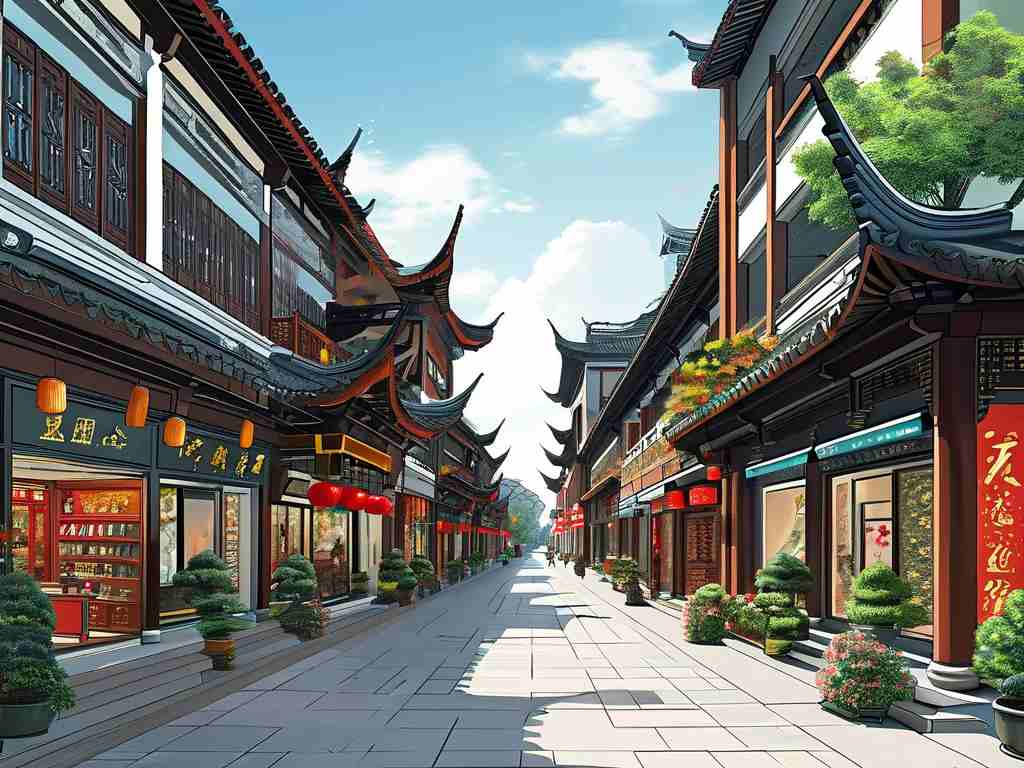 Bí Quyết Phong Thủy Cho Đường Phố Kinh Doanh: Toàn Tập Hình Ảnh Minh Họa