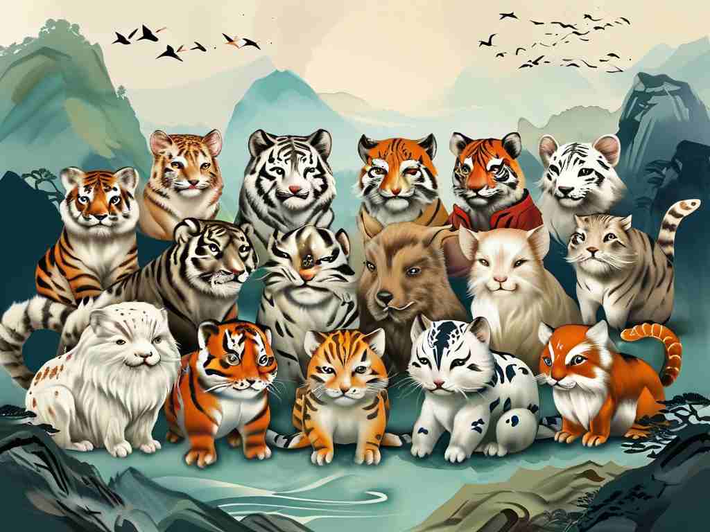 Tranh Dân Gian Mười Hai Con Giáp