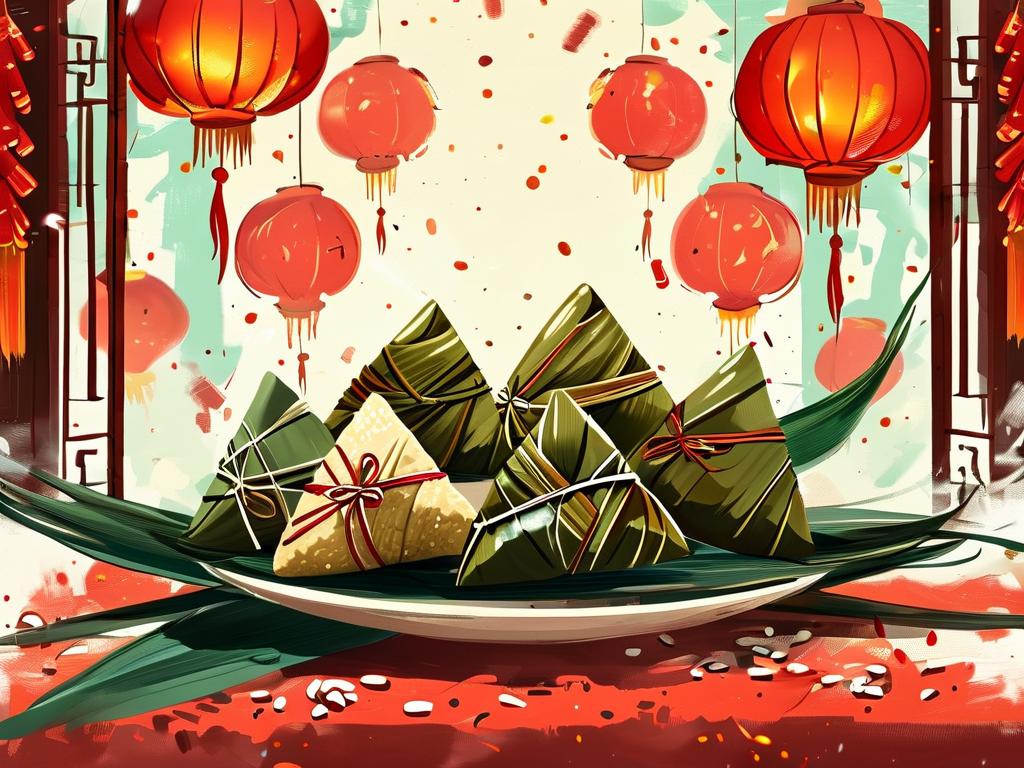 Bánh Chưng Cầu May Tinh Hoa Tết Việt