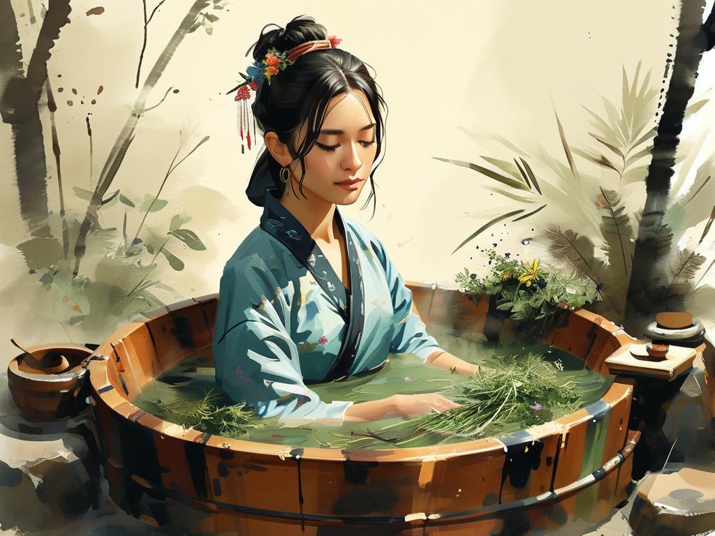Tắm Thảo Dược Giải Đen Theo Truyền Thống Việt