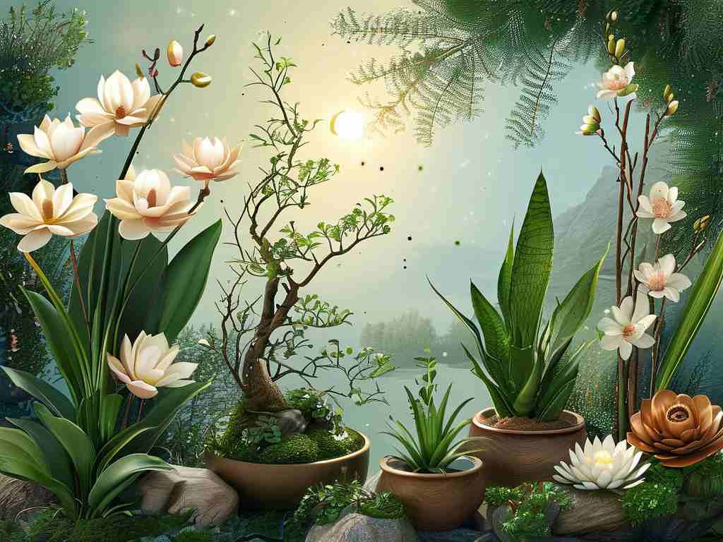Tử Vi Và Cây Phong Thủy Hút Năng Lượng